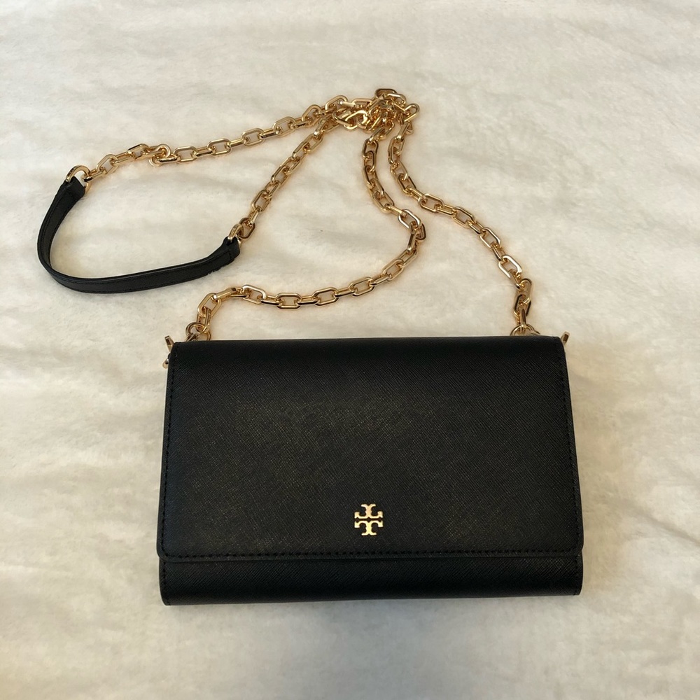 👜 Tory Burch Emerson Chain Wallet Crossbody